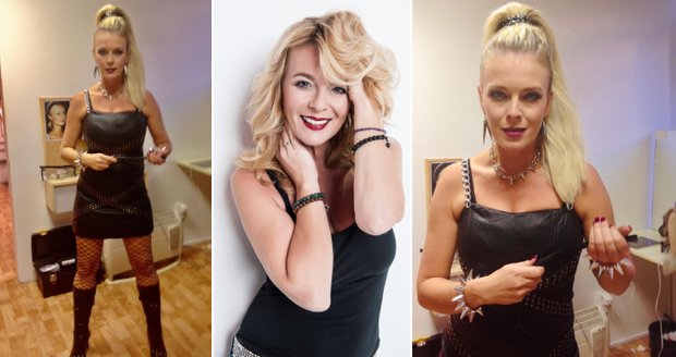 Lucie Benešová jako sexy domina