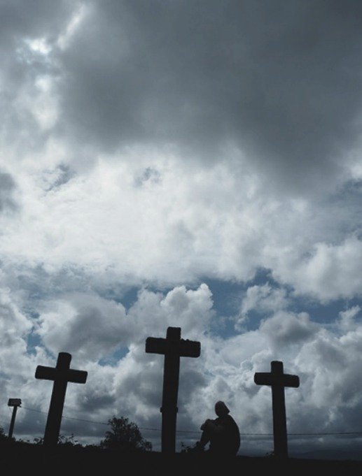 Ve městě Padrón se poutnice  zastavily v místním kostele na krátkou meditaci.