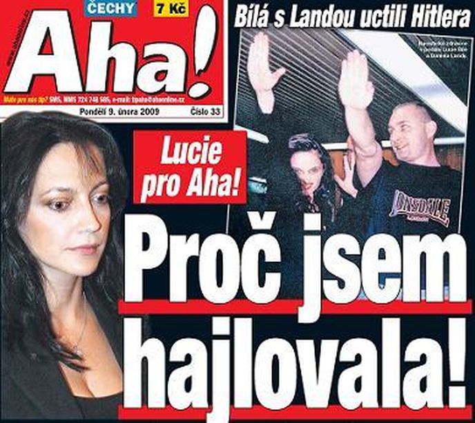 Bílá a Landa hajlujou