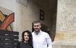 Lucie Bílá a Radek Filipi na vernisáži Kristiana Kodeta Lucie Bílá a Radek Filipi na vernisáži Kristiana Kodeta