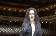 Lucie Bílá na obnovené premiéře muzikálu The Addams Family.