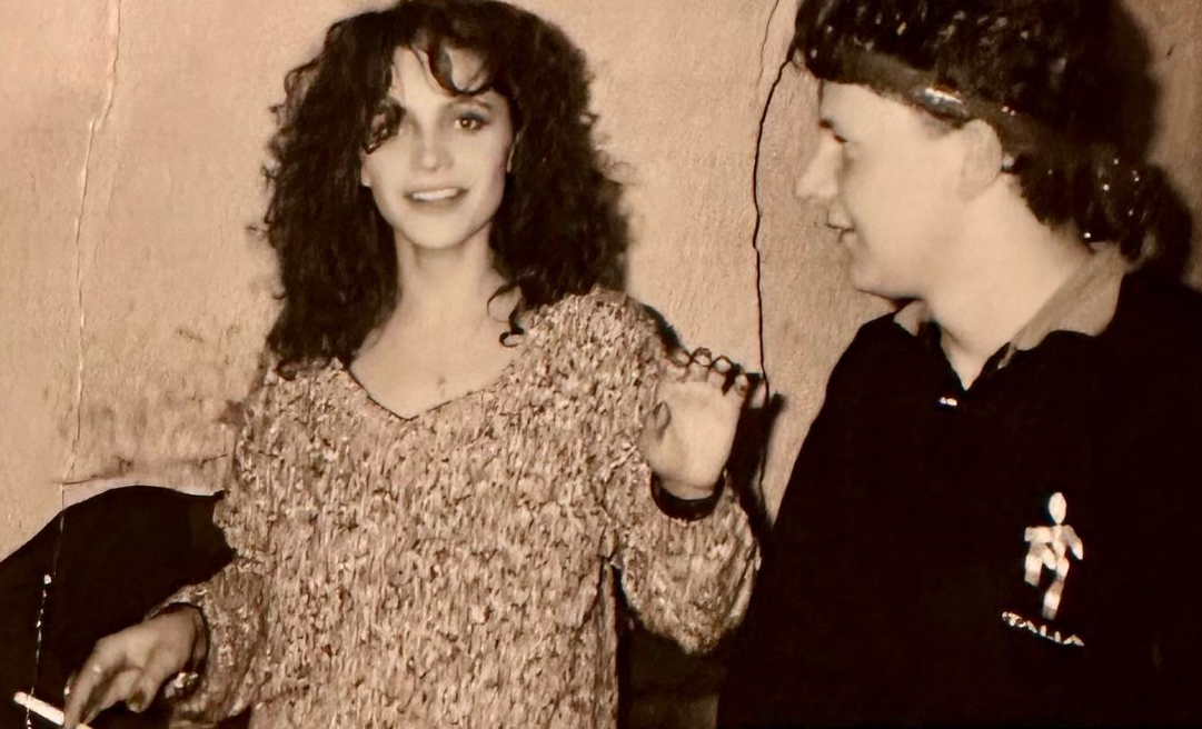 1989: Lucie Bílá se svým tehdejším přítelem Tomášem Holým (†21)
