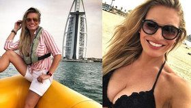 Lucka Borhyová na luxusní dovolené v Dubaji.