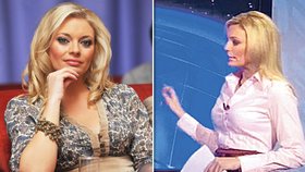 Moderátorka Lucie Borhyová má trable - zhubla tak výrazně, že ztrácí i svá prsa