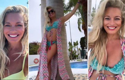 Lucie Borhyová u moře: Sexy zprávy!