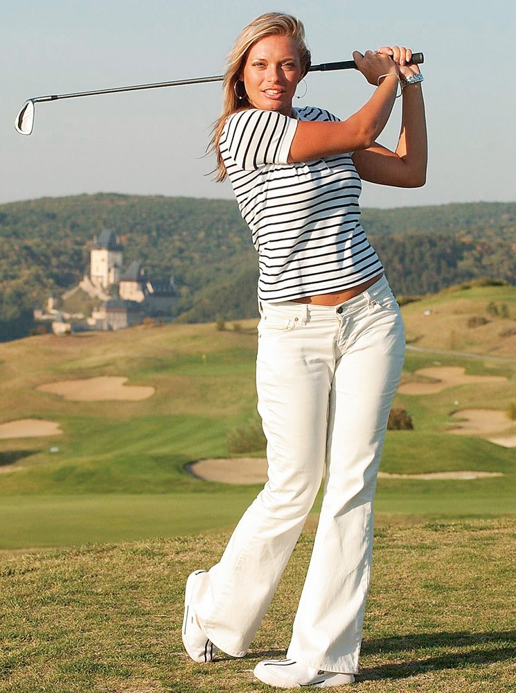 K velkým koníčkům Lucie patří golf