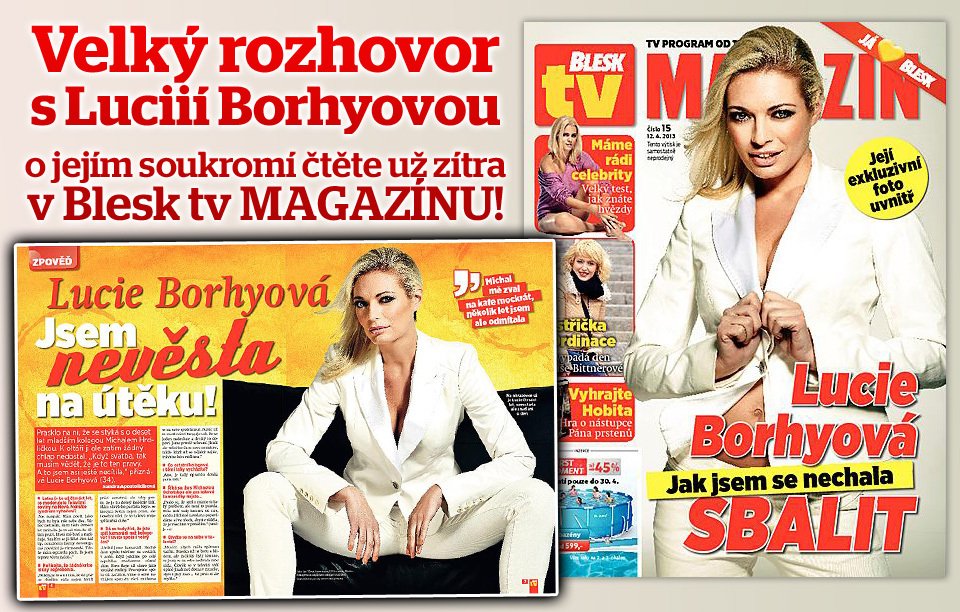 Velký rozhopvor s Lucií najdete v Blesk magazínu.