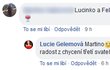 Lucie Gelemová vysvětlovala svůj komentář na Facebooku a kamuflovala, že svatbu neplánuje.