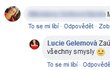 Lucie Gelemová vysvětlovala svůj komentář na Facebooku a kamuflovala, že svatbu neplánuje.