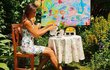 Malířka Lucie Gelemová Malířka Lucie Gelemová