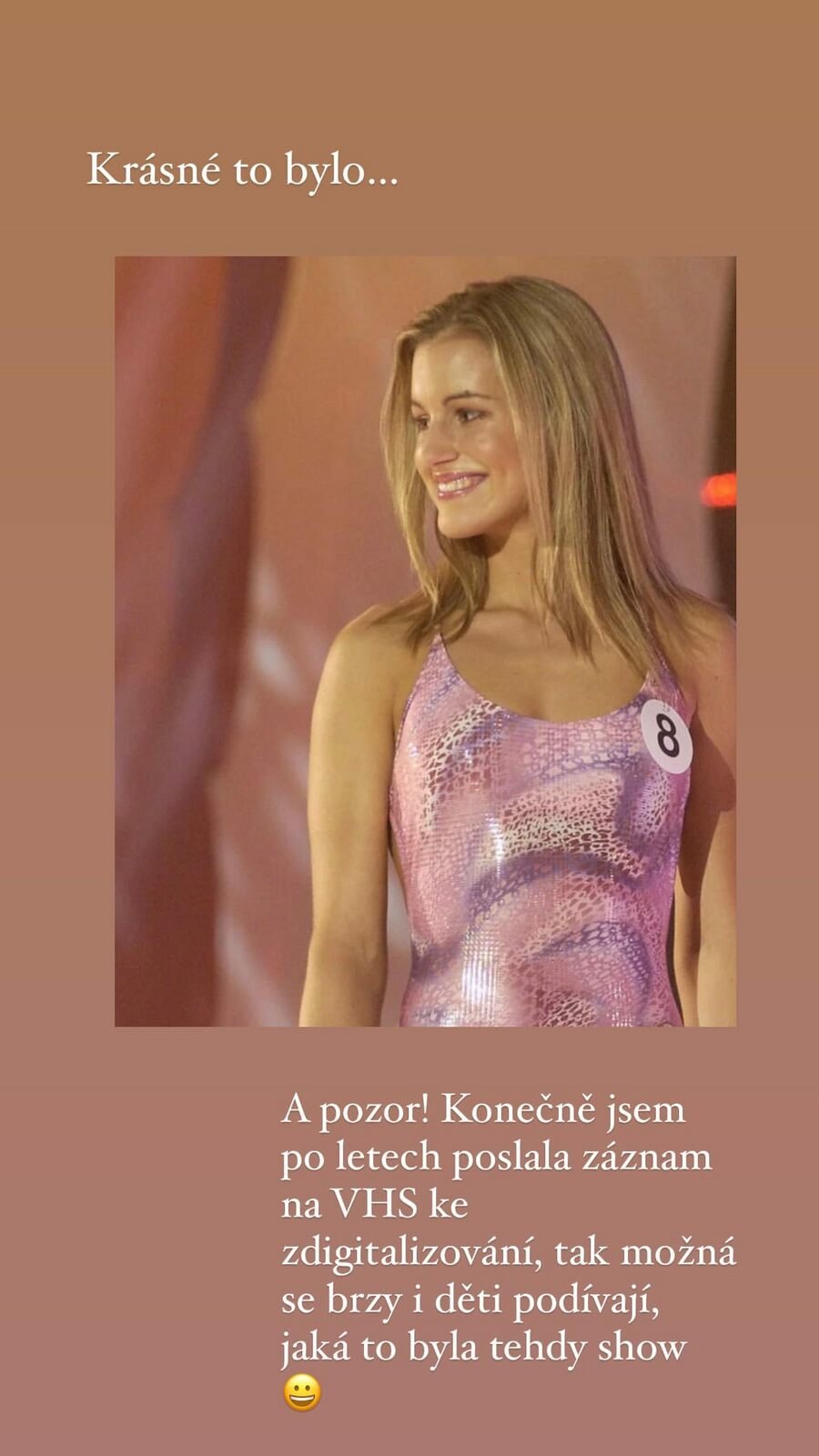 Před dvaceti lety vyhrála Lucie Křížková Miss.