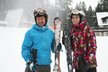Mezi koníčky modelky a moderátorky patří lyžování, které si užívá se svým manželem Davidem