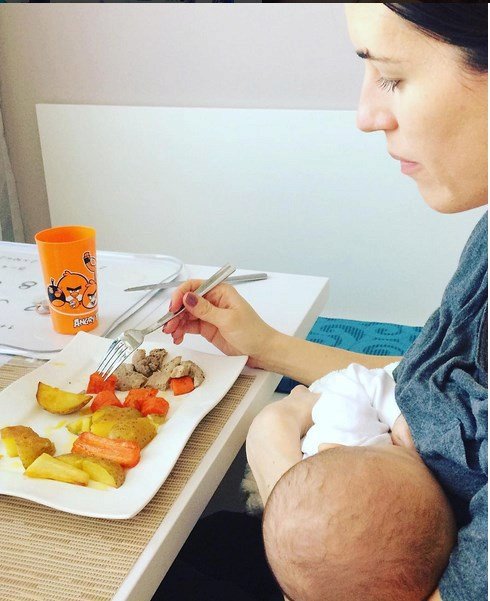 Lucie Křížková si dopřává dietní obědy a u toho kojí