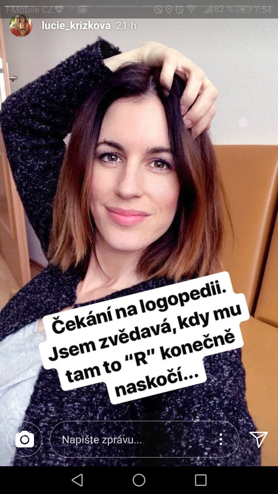 Lucie Křížková chodí se svým synem na logopedii.