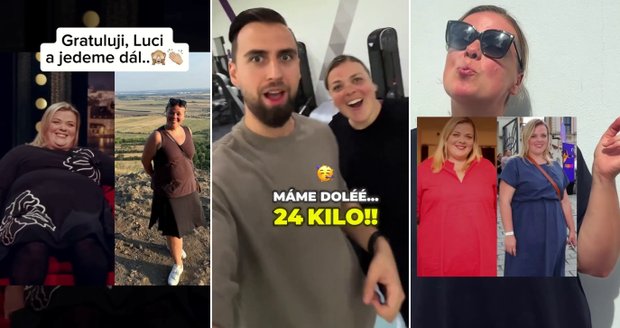 Lucie Polišenská shodila už 24 kilo.