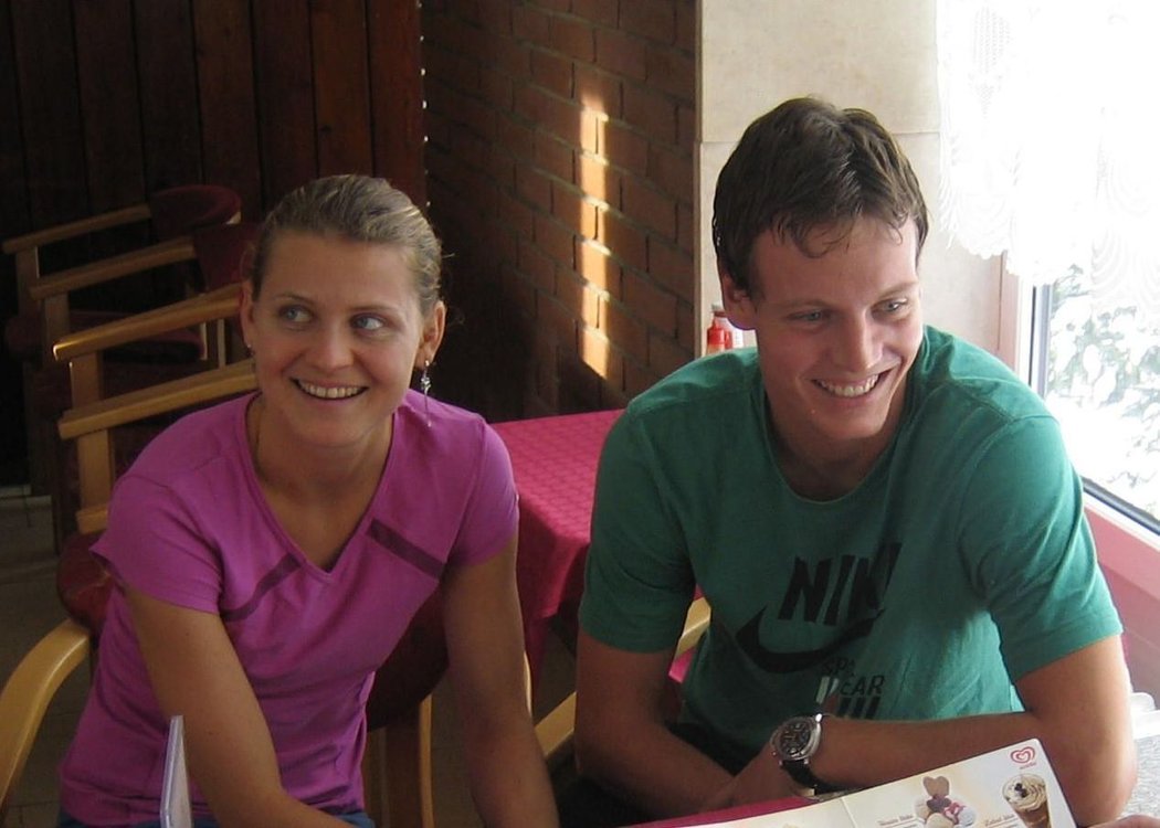 Lucie Šafářová a Tomáš Berdych.