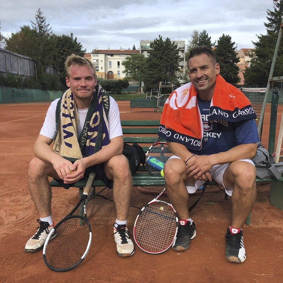 Tomáš Plekanec se pochlubil fotkou z tenisového kurtu na svém instagramu