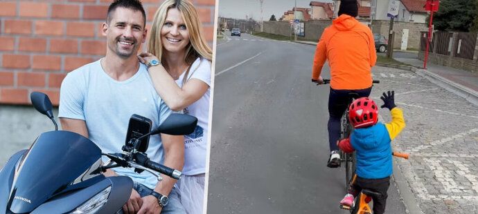 Lucie Šafářová ukázala radosti a strasti rodinného výletu na kolech