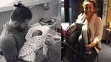 Moderátorka Šilhánová se pochlubila fotkou dcery přímo z porodnice