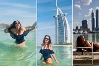 Lucie Šlégrová slavila 43: Rozpálená v Dubaji!