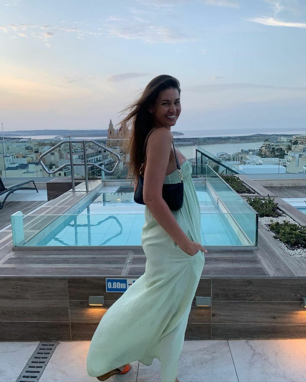 Modelka Lucie Smatanová vyrazila na dovolenou na Maltské souostroví