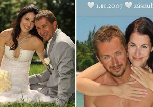 Před 15 lety se Lucie Váchová zasnoubila s Davidem Křížkem.