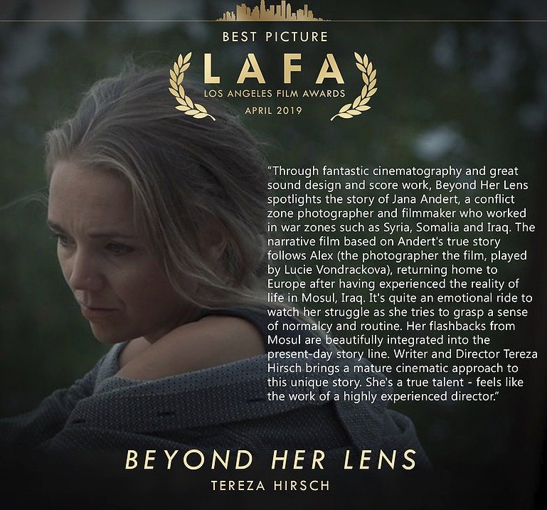 Lucie Vondráčková si zahrála ve filmu Beyond her lens, který v Los Angeles sklidil cenu za nejlepší film!