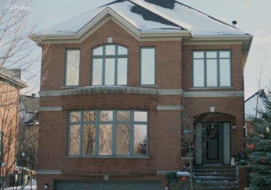Kanadský dům Lucie Vondráčkové, ve kterém se také natáčel propadák Dokonalý polibek