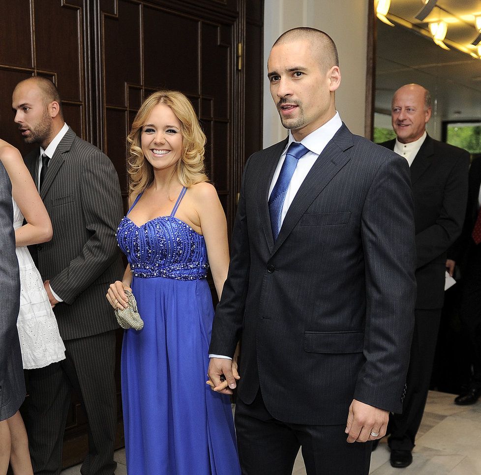 Tomáš Plekanec a Lucie Vondráčková