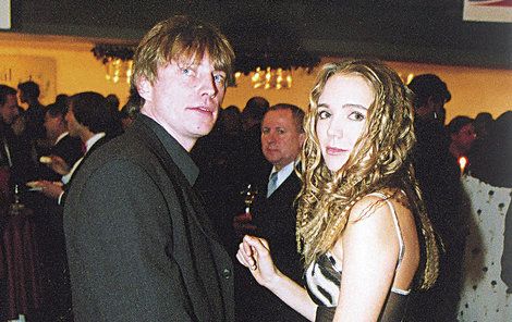 Lucie Vondráčková s bývalým milencem Michalem Dlouhým - 2001