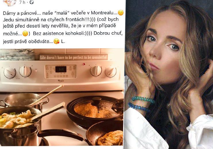 Lucie Vondráčková ukázala, jak vaří