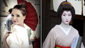 Lucie Vondráčková se vtělila do japonské Gejši.