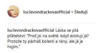 Lucie Vondráčková se vyjádřila o rozchodu s Tomášem Plekancem.