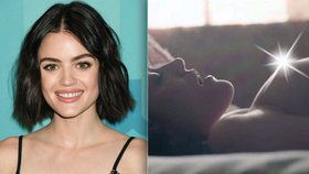 Lucy Hale ukázala poprsí.