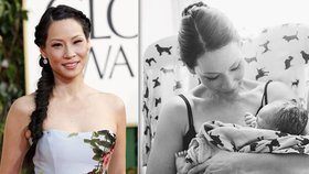 Herečka Lucy Liu přívítala na svět prvního potomka.