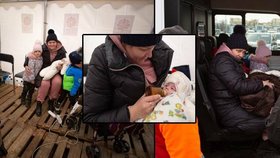 Ludmilla Bešnjeva utekla z rodné Oděsy se svou tříměsíční dcerou a dvojčátky.
