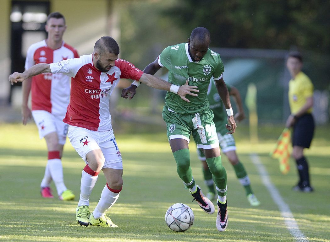 S bulharským týmem Ludogorec Razgrad si v přípravě zahrála i Slavia