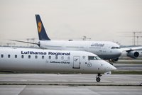 Lufthansa zrušila 1300 letů. Stávka se ve čtvrtek i v pátek dotkne také Prahy
