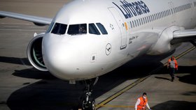 Letadlo společnosti Lufthansa.