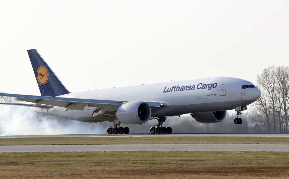 Letadlo společnosti Lufthansa.