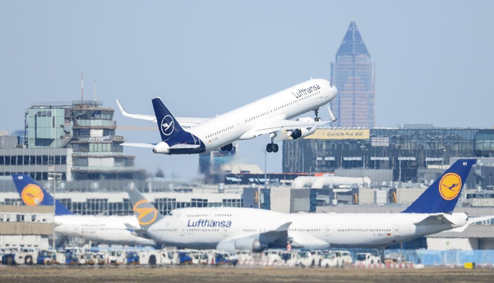 Letadlo společnosti Lufthansa.