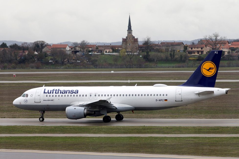 Letadlo společnosti Lufthansa.