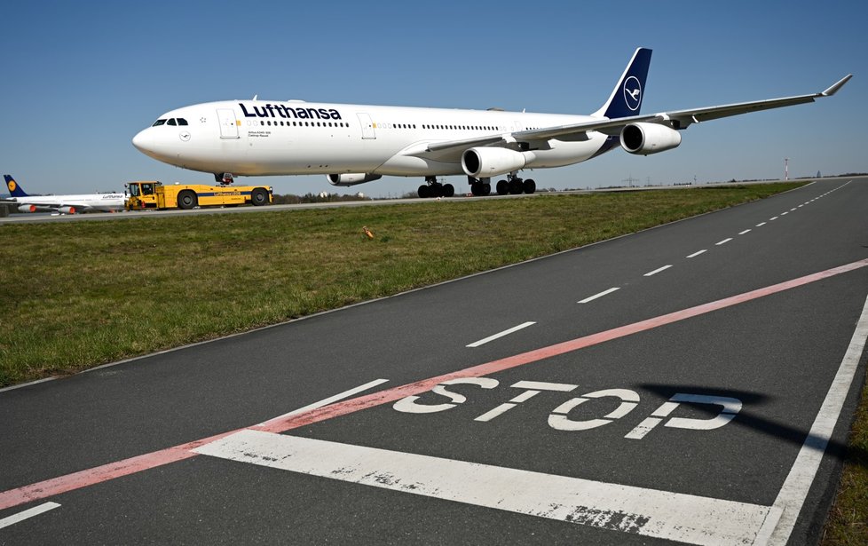 Letadlo společnosti Lufthansa.