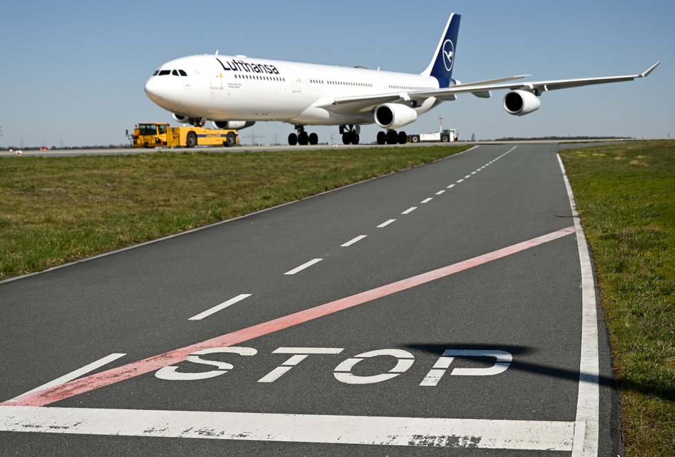 Letadlo společnosti Lufthansa.