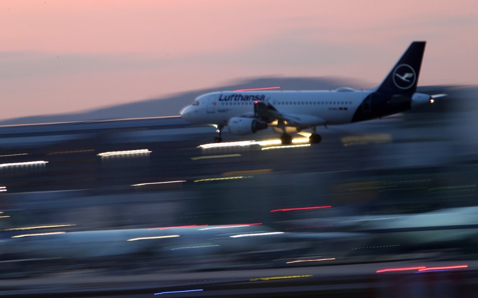 Letadlo společnosti Lufthansa.