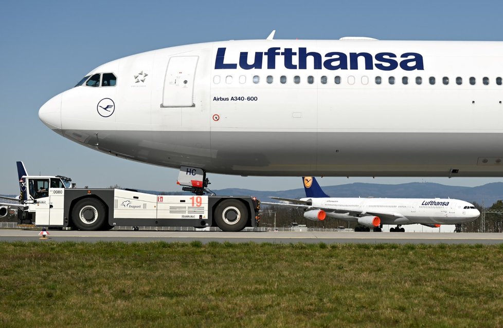 Letadlo společnosti Lufthansa.