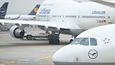 Letadla německé společnosti Lufthansa