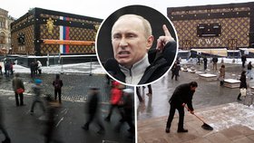 Putin zuří: Rudé náměstí hyzdí obří vuittonka, pryč s ní!