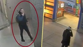 Policisté pátrají po muži, který zapálil dva nápojové automaty ve stanici metra Luka. (4. únor 2024)