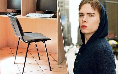 Židle, na které v úterý 70 minut seděl zvrhlý pornoherec Luka Rocco Magnotta, má hodnotu přes 28 000 Kč. 